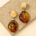 DROP CHUNLY RESIN EARRINGS