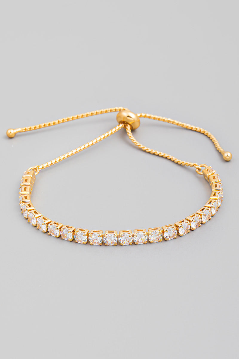 GOLD RHINESTONE BRACELET