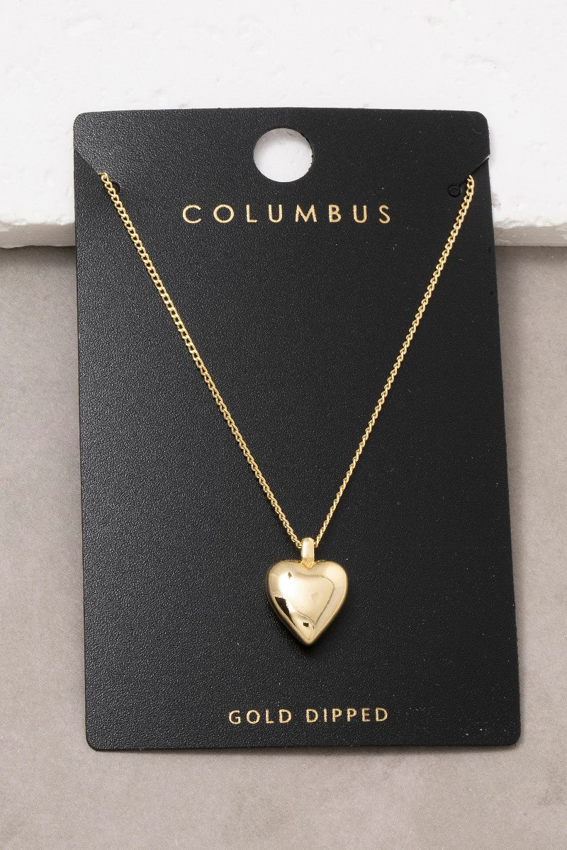 GOLD HEART NECKLACE