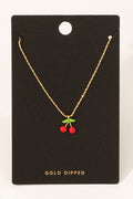 CHERRY DIPPED NECKLACE