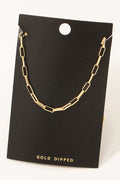 GOLD DIPPED CHAIN NECKLACE