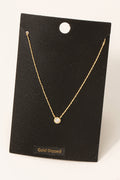 LITTLE DETAILS GOLD DIPPED NECKLACE