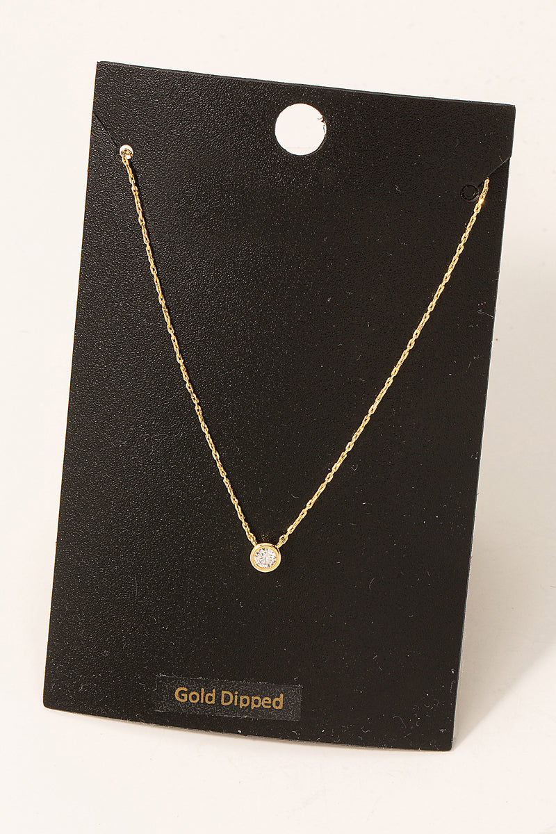 LITTLE DETAILS GOLD DIPPED NECKLACE