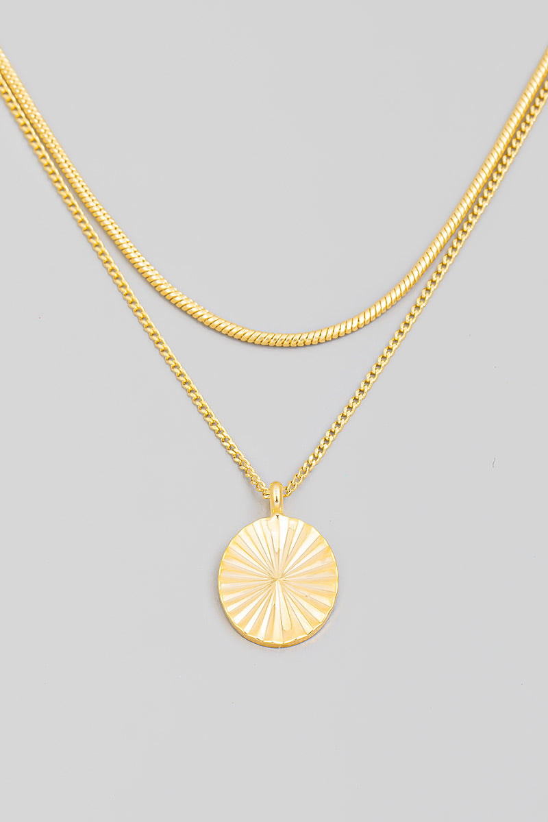 LAYERED GOLD DIPPED NECKLACE
