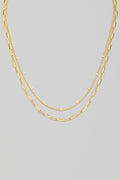 LAYERED GOLD DIPPED NECKLACE