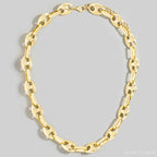 GOLD DIPPED LINK NECKLACE