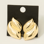 GOLD DIPPED DROP EARRINGS