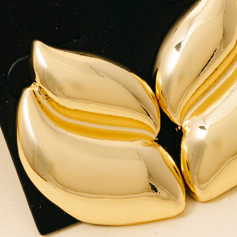 GOLD DIPPED DROP EARRINGS