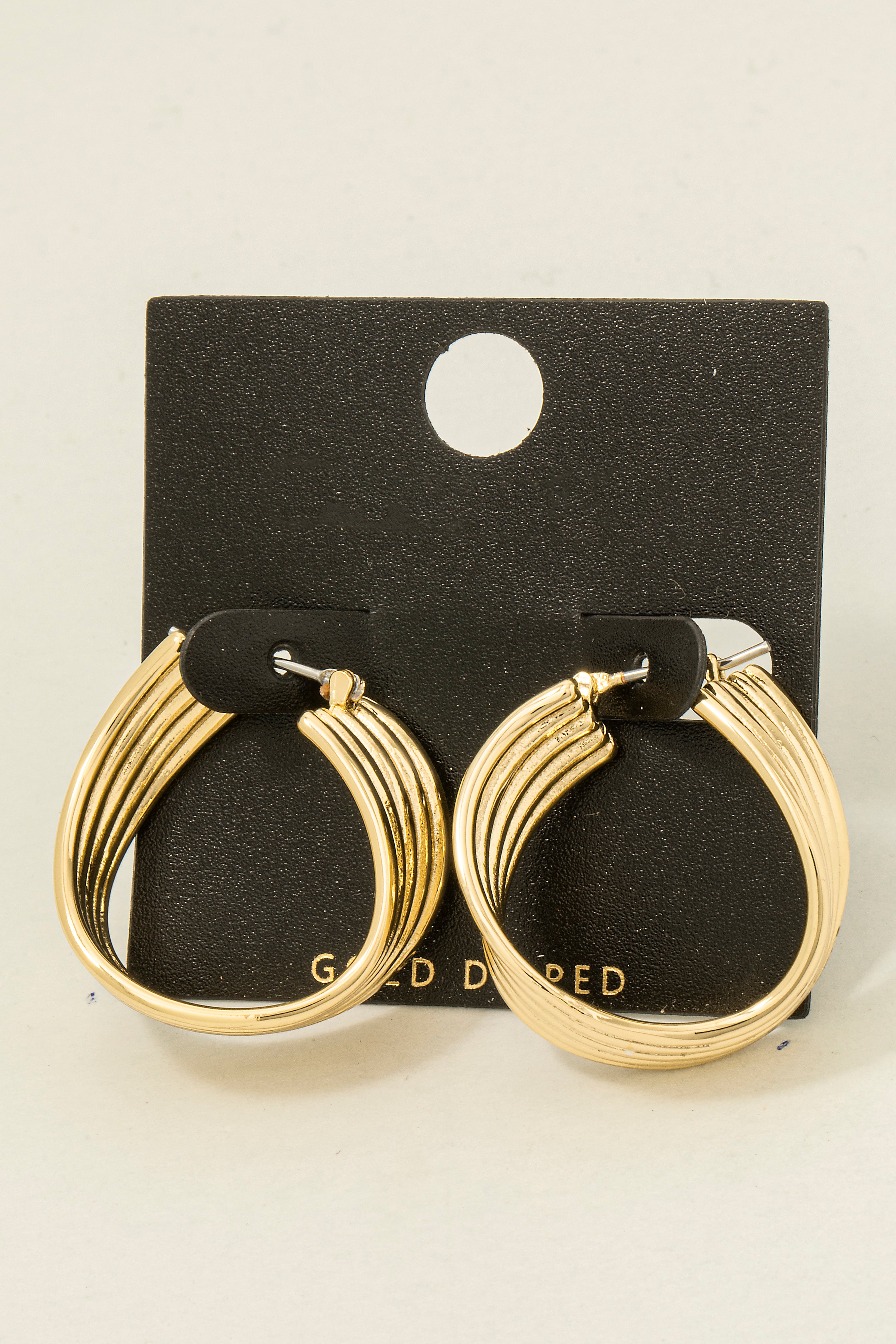 GOLD HOOP EARRINGS