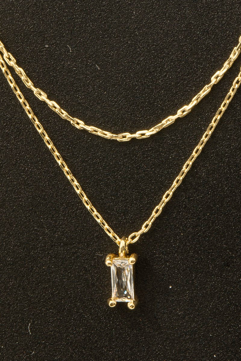 LAYERED GOLD DIPPED NECKLACE