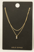 LAYERED GOLD DIPPED NECKLACE