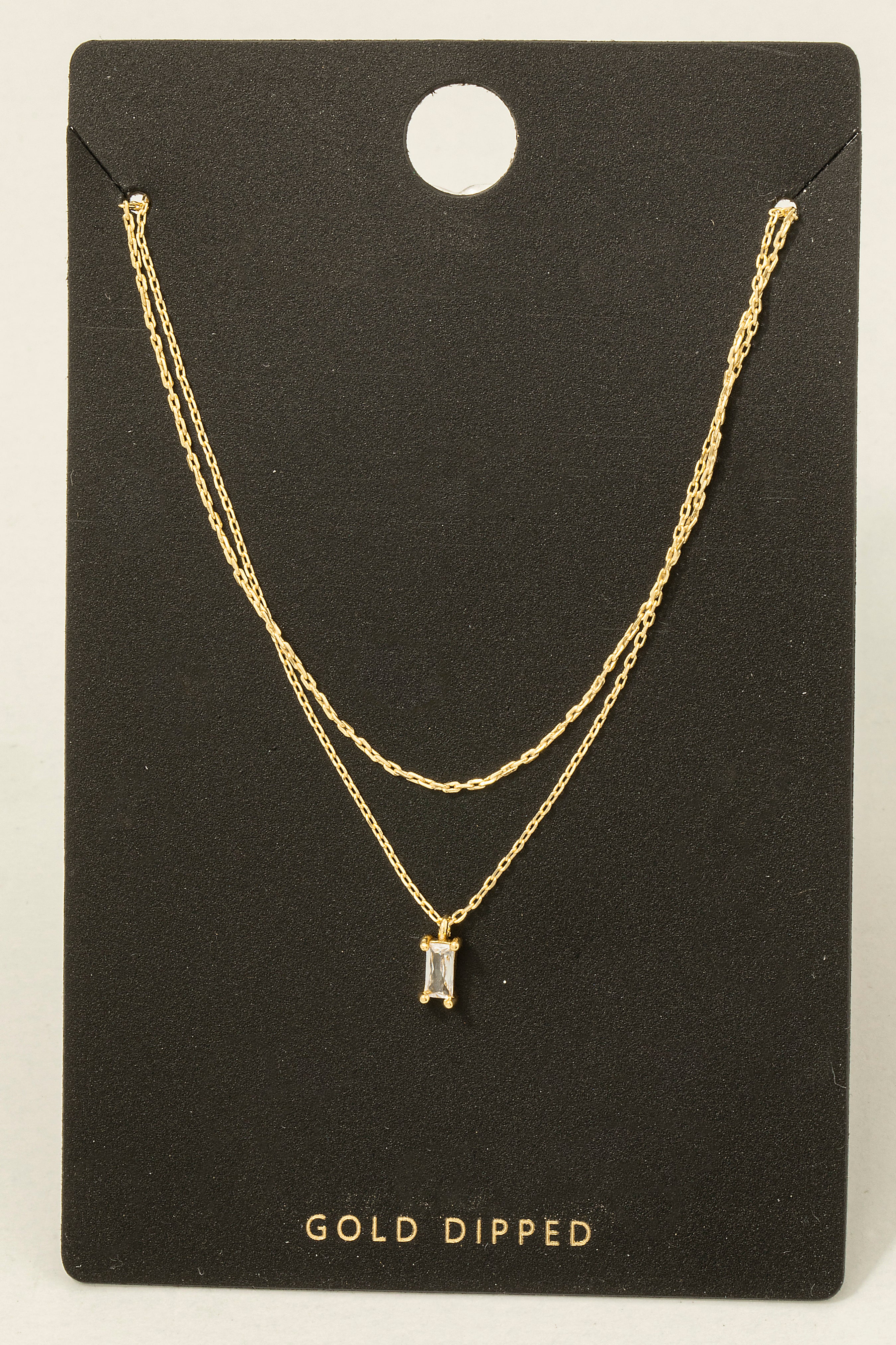 LAYERED GOLD DIPPED NECKLACE