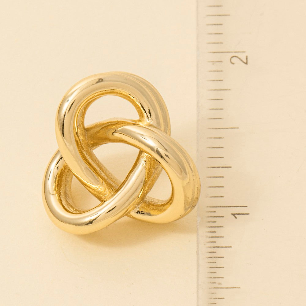 CHUNKY  GOLD DIPPED EARRINGS