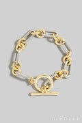LINK TWO TONE GOLD DIPPED BRACELET