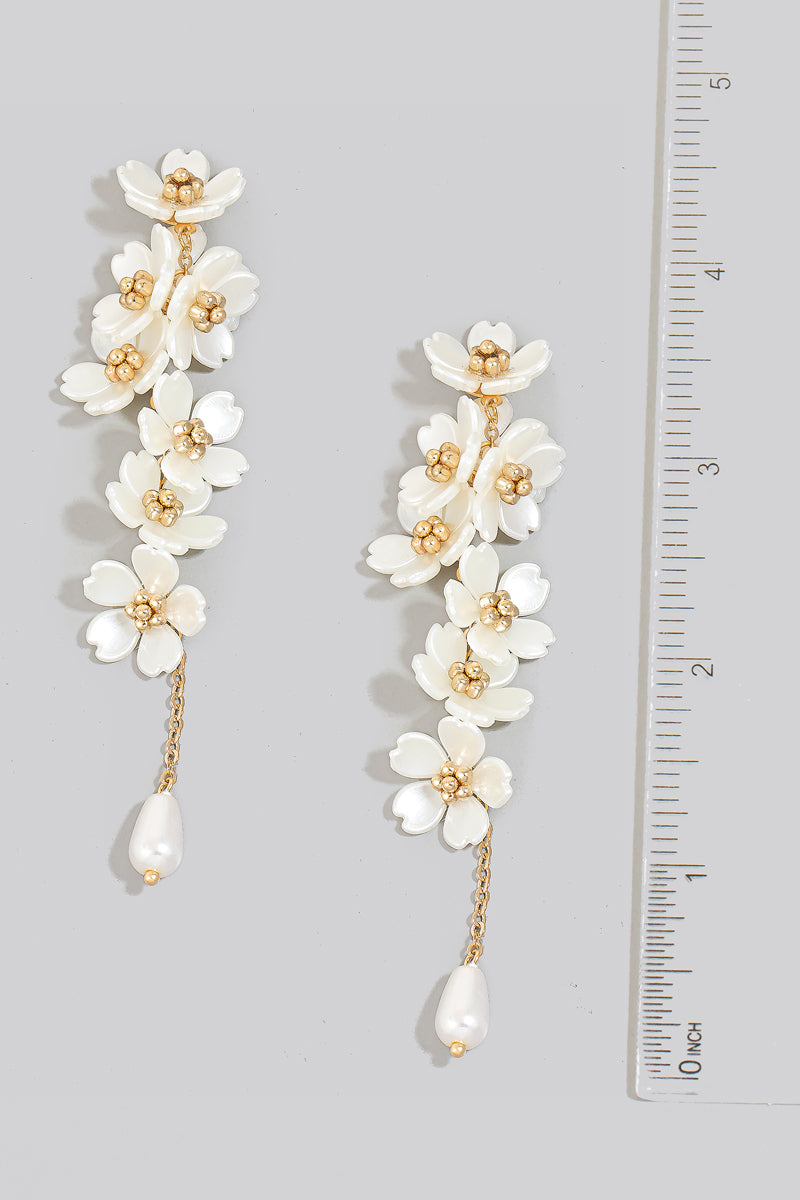ONLY FLOWERS DANGLE EARRINGS