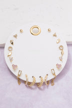 1O PAIR ON THE GO EARRING SET