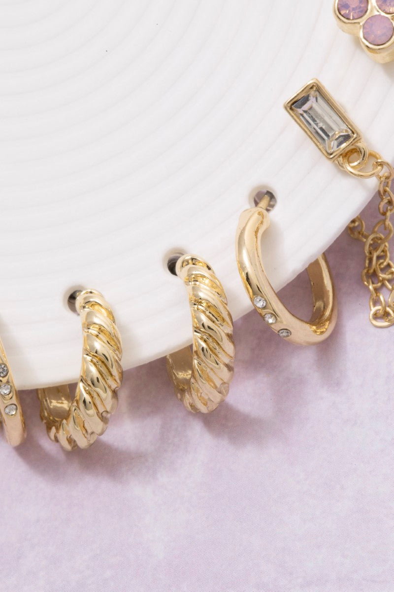 1O PAIR ON THE GO EARRING SET