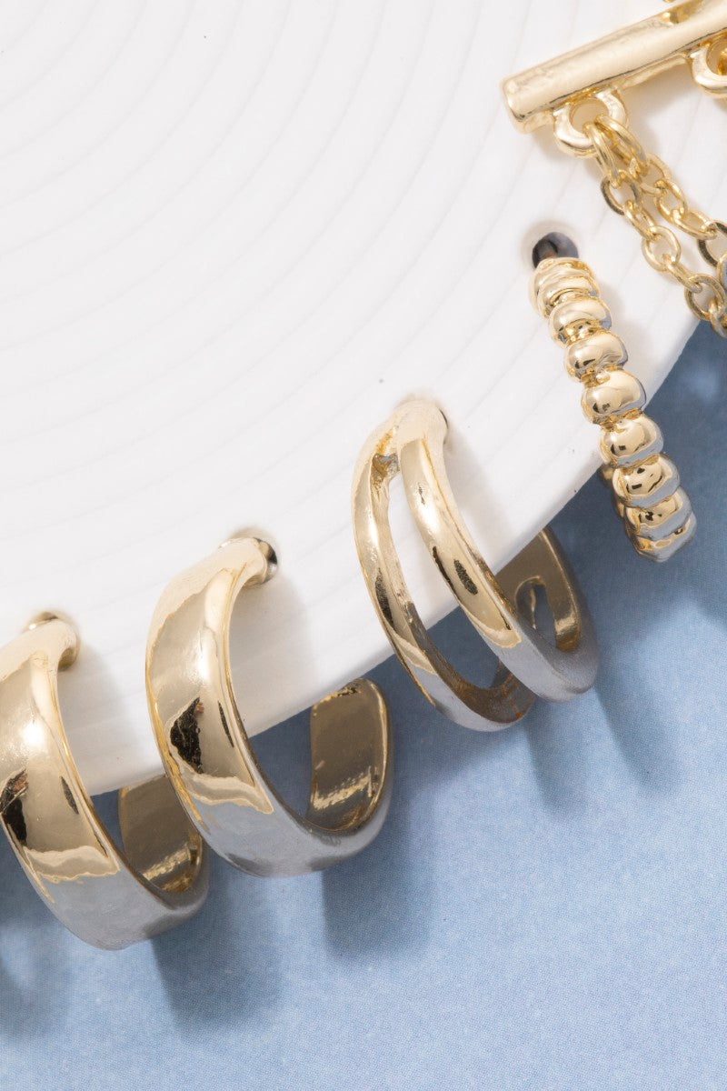 1O PAIR EVERYDAY EARRING SET