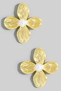 FLOWER GOLD EARRINGS