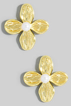FLOWER GOLD EARRINGS
