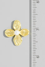 FLOWER GOLD EARRINGS