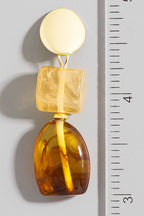 ACRYLIC DROP EARRINGS