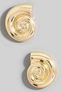 GOLD SHELL EARRINGS