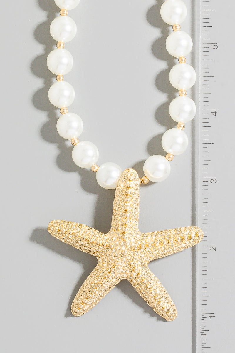 STARFISH PEARL NECKLACE