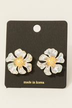 FLOWER ACRYLIC EARRINGS