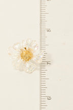 FLOWER ACRYLIC EARRINGS
