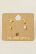 OVER THE STARS SET EARRINGS