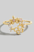 GOLD FLOWER RING