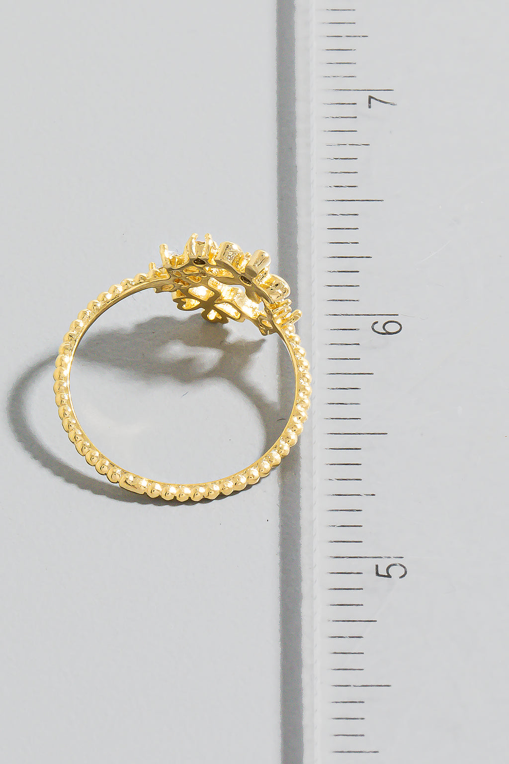 GOLD FLOWER RING