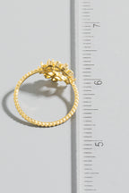 GOLD FLOWER RING