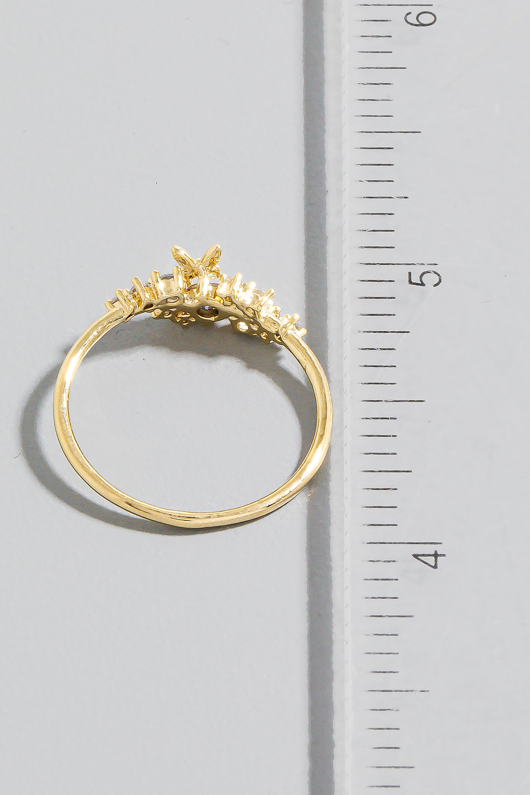 GOLD BUTTERFLY RING