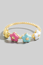 FOUR FLOWERS GOLD RING