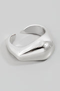 SILVER METALLIC RING