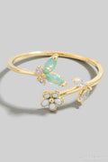GOLD OPEN FLOWER RING