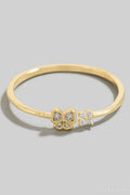 GOLD SMALL BUTTERFLY RING