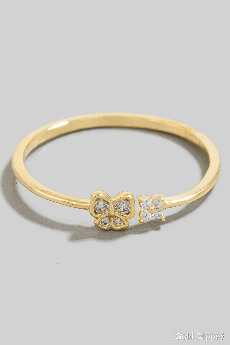 GOLD SMALL BUTTERFLY RING