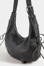 BLACK CRESCENT SHOULDER BAG