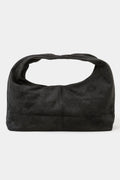 BLACK SUEDE BOHO SHOULDER BAG