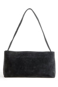 BLACK SUEDE RECTANGLE BAG