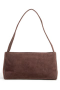 CHOCO SUEDE RECTANGLE BAG