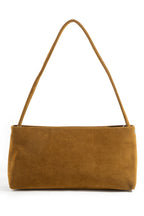 BROWN SUEDE RECTANGLE BAG