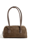 CHOCO  SUEDE BAGUETTE BAG