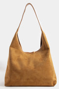 SUEDE HOBO BAG BROWN