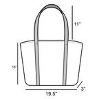 BROWN EYELID TOTE BAG