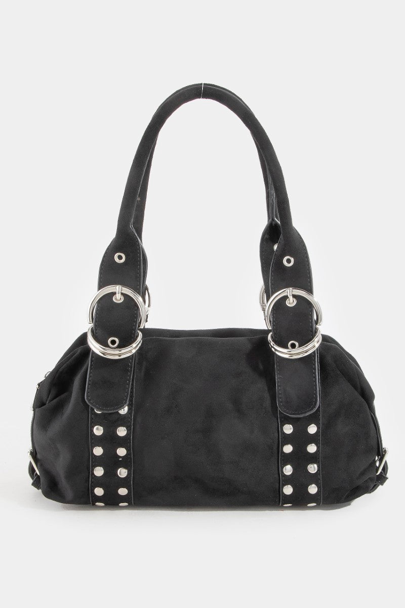 BELT HANDLE BLACK BAG