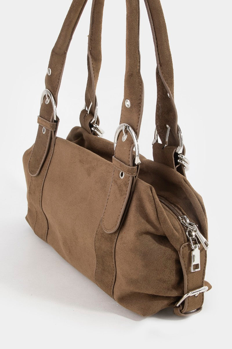 BELT HANDLE CHOCO BAG